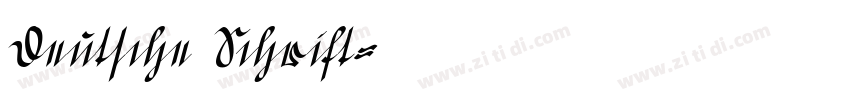 Deutsche Schrift字体转换